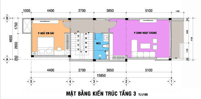 Thiết kế nhà đẹp 5 tầng DT 72m2 hiện đại cá tính-3