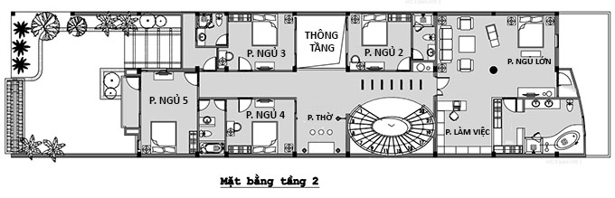 MB2 - Biệt thự 2 tầng có hầm tại Hà Giang